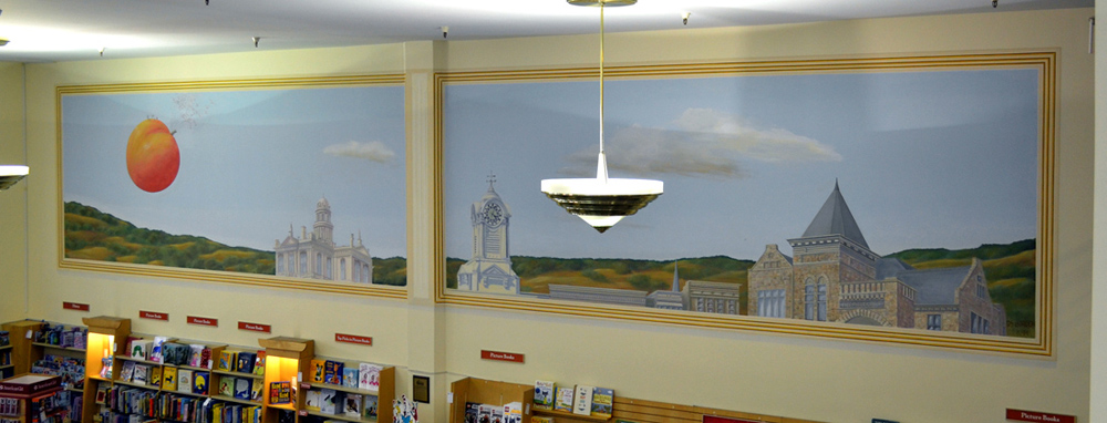 barnes and noble mural