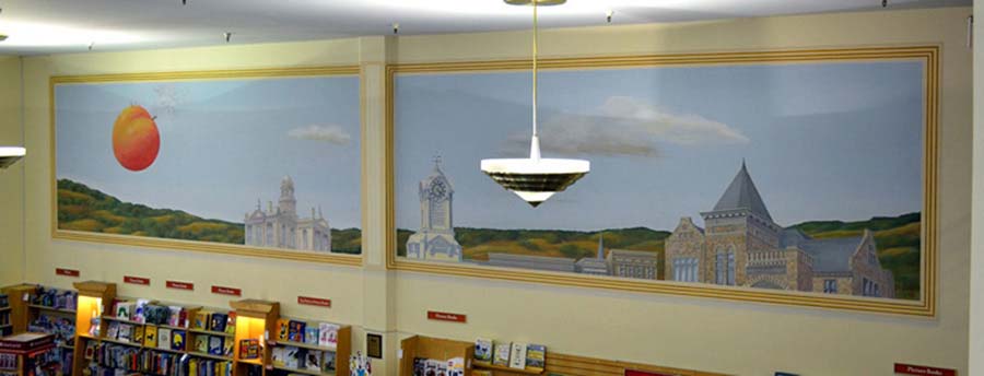 barnes and noble mural
