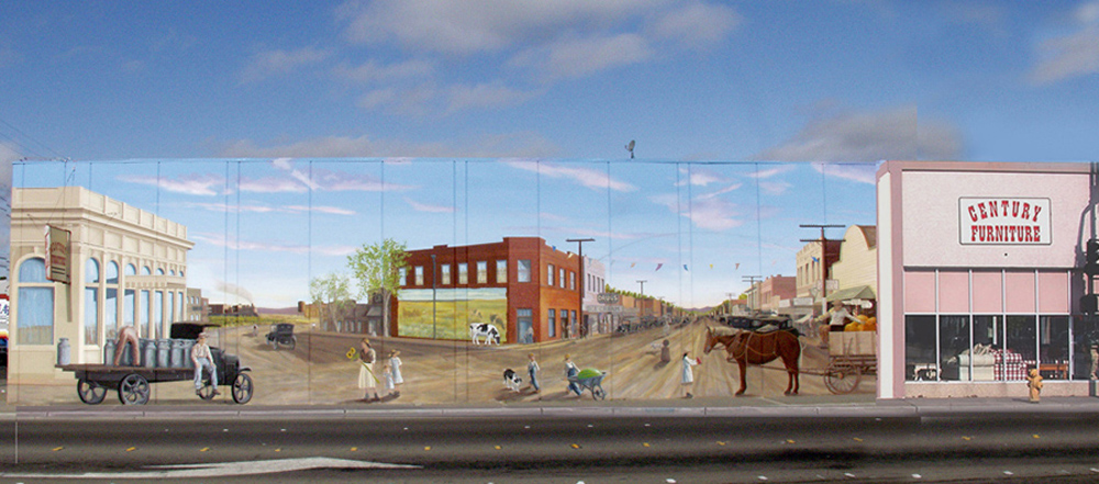 crossroads mural
