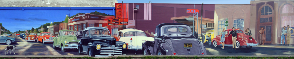 cruising mural