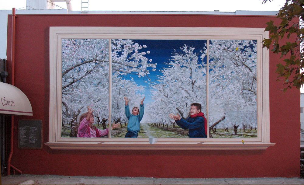 manteca snow mural